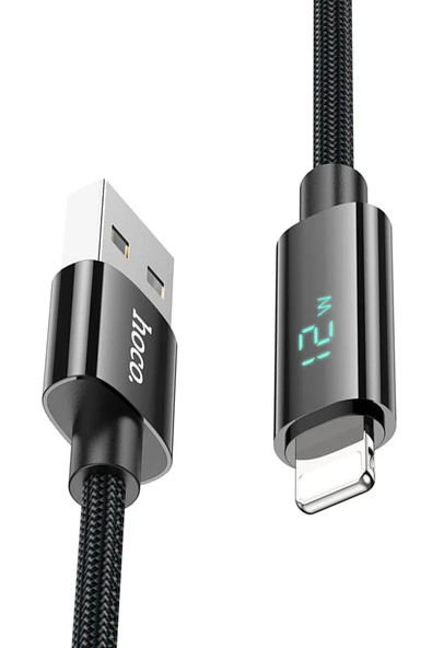 Hoco. U125 1.2M Benefit USB to Lightning Şarj Data Kablosu - Siyah ürün görseli 1