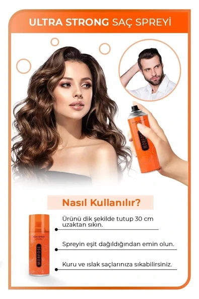 LitaeTrend Ultra Strong Saç Spreyi 75 ML - Güçlü Tutuş - mrfs - Resim 3