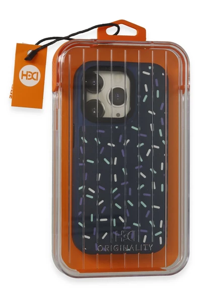 iPhone 14 Pro Max Kılıf HBC-222 Bern Kapak - Lacivert - Resim 7