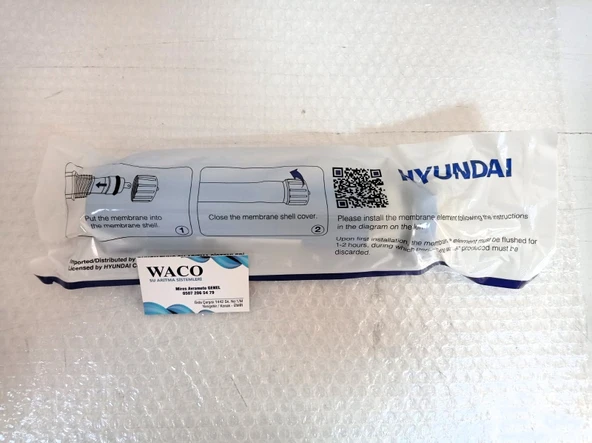 Hyundai Membran 80Gpd Filtre-Membran Kabı Anahtarı HEDİYE-Nsf Onaylı-Orijinal - Resim 3