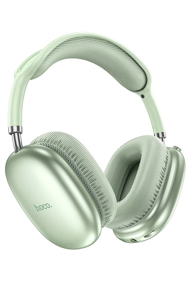 Hoco. W35 Air Triumph Aux Destekli Bluetooth Kablosuz Kulaklık - Yeşil - Resim 5