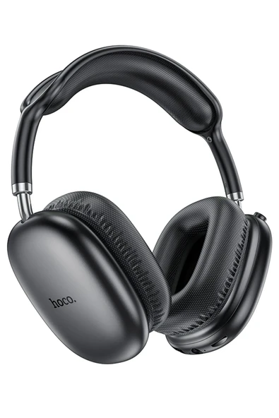 Hoco. W35 Air Triumph Aux Destekli Bluetooth Kablosuz Kulaklık - Siyah - Resim 4