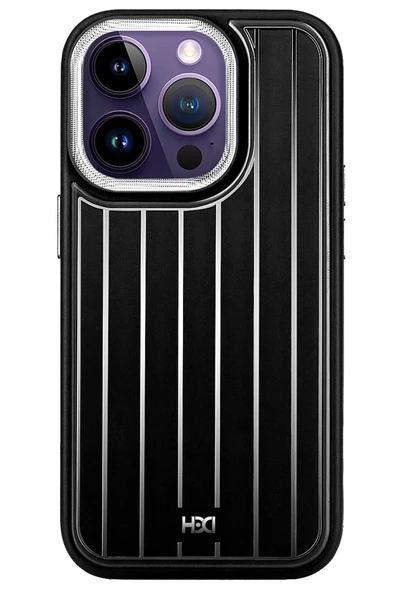 iPhone 15 Pro Max Kılıf HBC-190 Kolaj Kapak - Siyah ürün görseli 1