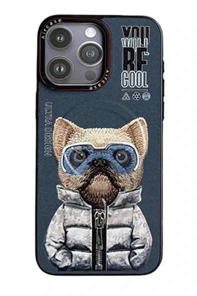 iPhone 14 Pro Max Fun Magsafe Kapak - Lacivert-2 ürün görseli 1