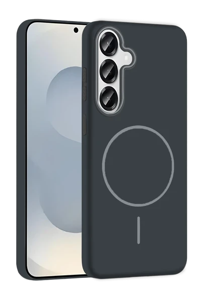 Samsung Galaxy S23 FE Broş Magsafe Kapak - Füme ürün görseli 1