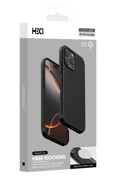 Apple iPhone 16 HBC-242 Dividing Magsafe Kapak - Titan Gri - Resim 4