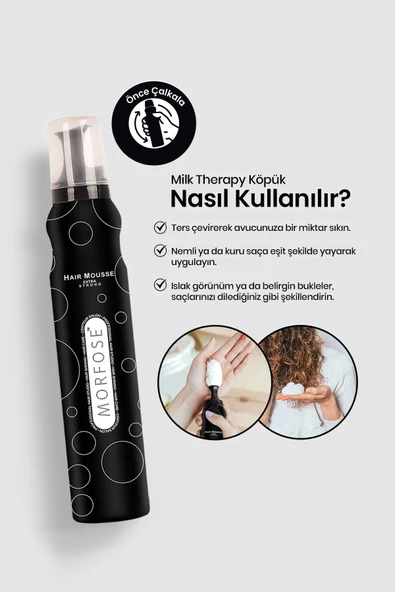 LitaeTrend Extra Strong Saç Köpük 200 ML - Ekstra Hacim Tutuş - mrfs - Resim 3