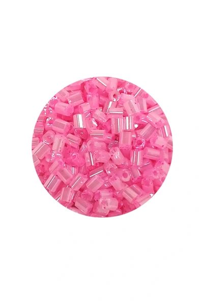 LitaeTrend Kesme Cam Boncuk 2mm - 20 Gram - Pembe -BNC323 - Resim 2