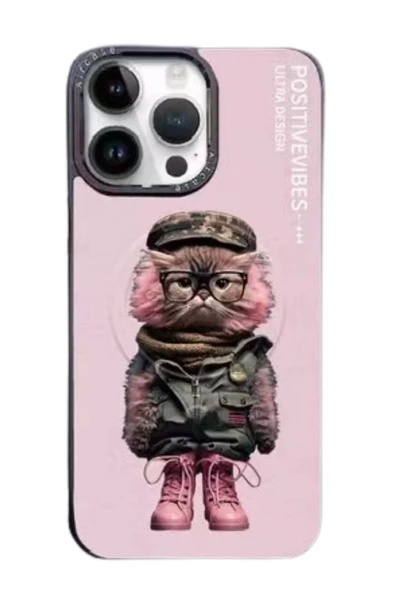 iPhone 14 Pro Fun Magsafe Kapak - Pembe ürün görseli 1