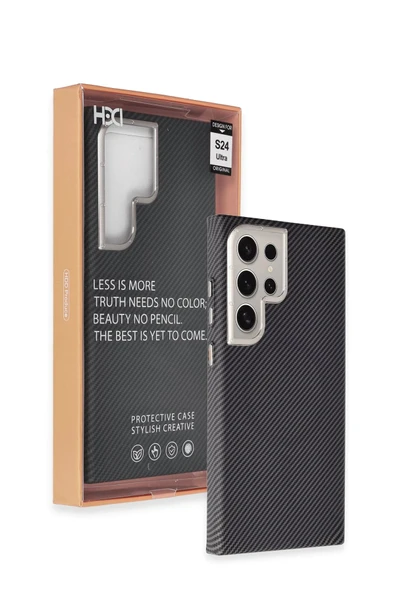 Samsung Galaxy S24 Ultra HBC-263 Monaco Kapak - Siyah - Resim 3