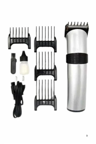CEYLAN ADAM Yeni Nesil Profesyonel Şarjlı Saç Sakal Tıraş Makinesi Ayarlanabilir 4 Taraklı - Resim 5