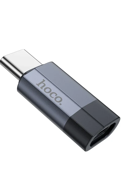 Hoco. UA29 Tak Çalıştır Type-C to Lightning Dönüştürücü - Lacivert - Resim 8