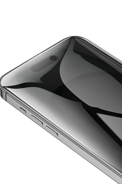 Hoco. Apple iPhone 16 Bear Shield Hayalet Cam Ekran Koruyucu - Siyah - Resim 5