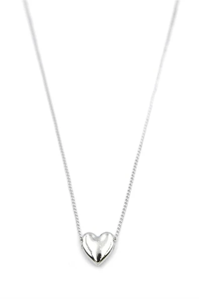 LitaeTrend Kalp Kolye - Gümüş ürün görseli 1