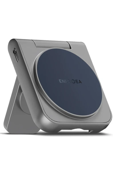 MagDuo 2in1 Katlanabilir 15W Telefon ve 2.5W Saat Masaüstü Hızlı Şarj Standı - Lacivert ürün görseli 1