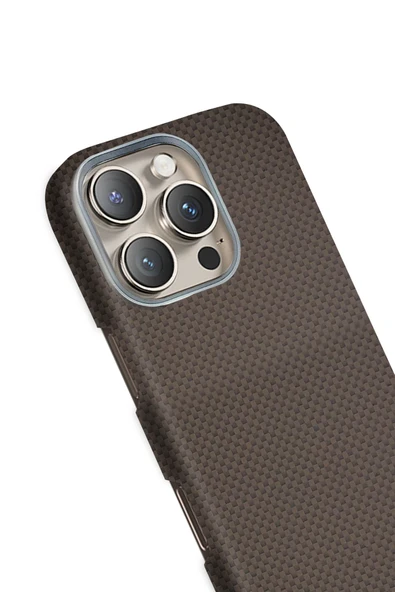 Apple iPhone 16 Pro Volt Magsafe Kapak - Kahverengi - Resim 7