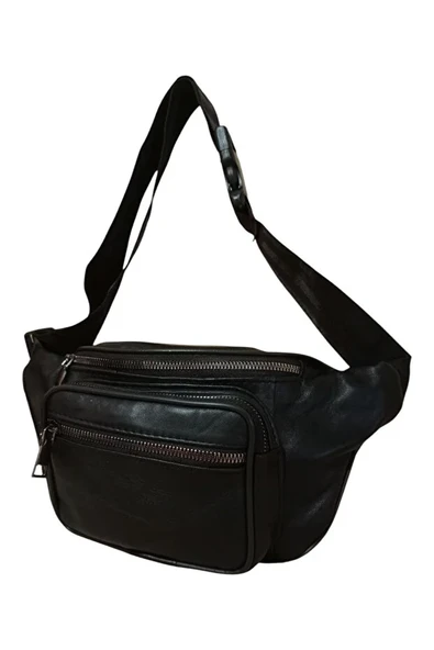 Monalisa Home  Bölmeli Deri Bel Çantası - Resim 4