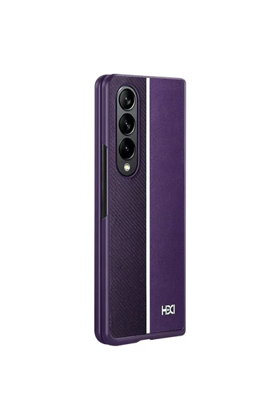 Samsung Galaxy Z Fold 4 Kılıf HBC-155 Lizbon Kapak - Derin Mor ürün görseli 1