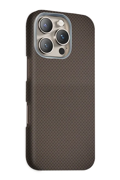 Apple iPhone 16 Pro Volt Magsafe Kapak - Kahverengi - Resim 5