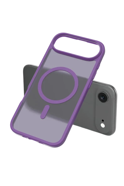 Apple iPhone 17 Air Jota Magsafe Kapak - Derin Mor - Resim 2