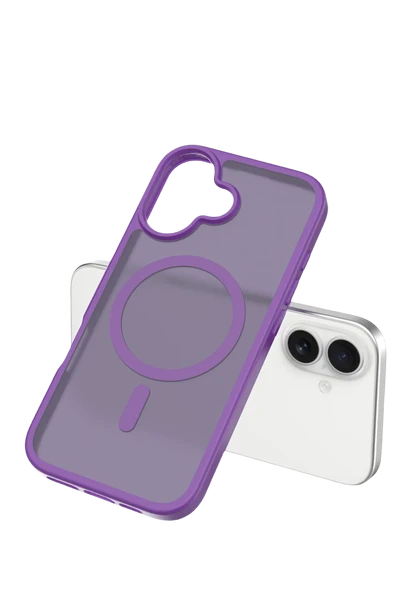 Apple iPhone 17 Jota Magsafe Kapak - Derin Mor - Resim 2