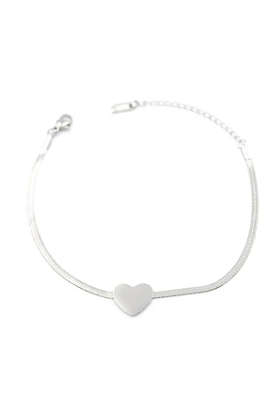 LitaeTrend Kalp Bileklik - Gümüş ürün görseli 1