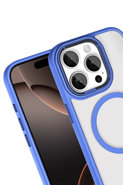 Apple iPhone 15 Pro Max Terea Magsafe Kapak - Mavi - Resim 2