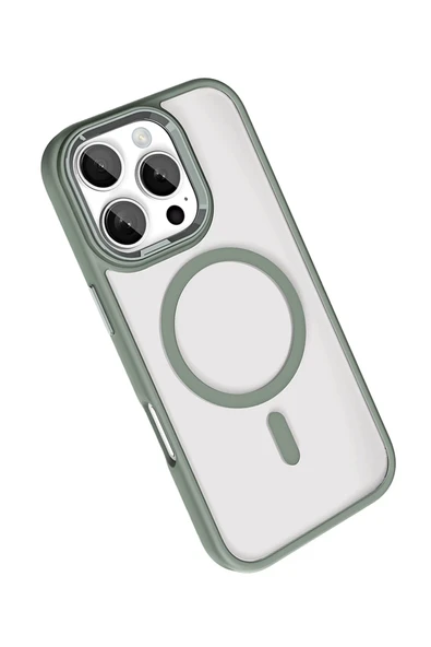 Apple iPhone 16 Pro Max Terea Magsafe Kapak - Titan Gri - Resim 3