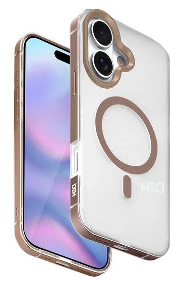 Apple iPhone 17 HBC-394 Himalayas Magsafe Kapak - Çöl Titanyum ürün görseli 1
