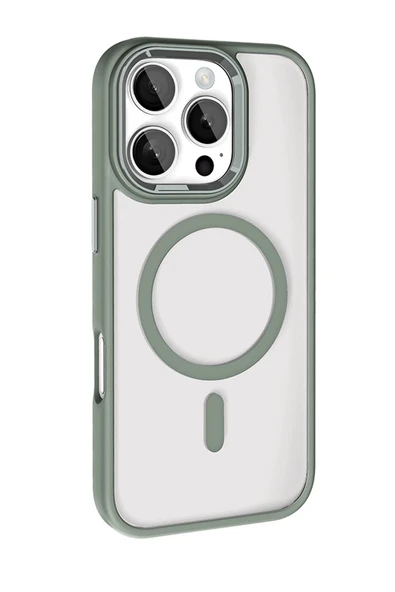 Apple iPhone 16 Pro Max Terea Magsafe Kapak - Titan Gri - Resim 6