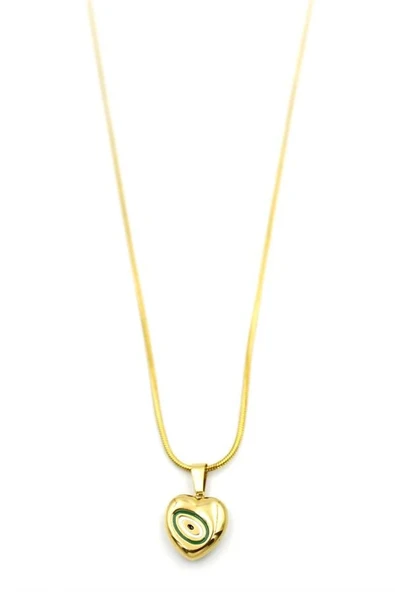 LitaeTrend Kalp Kolye - 60 cm - Altın ürün görseli 1