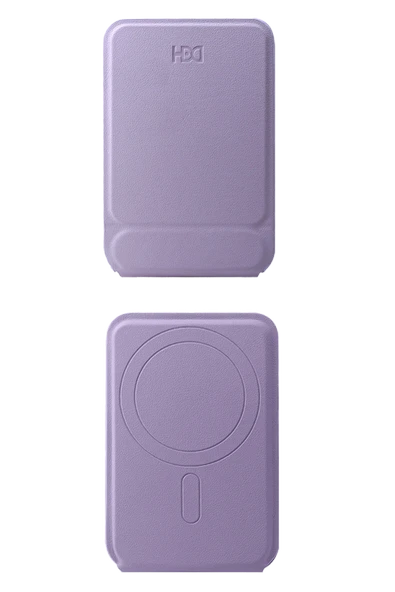 HS-017 Telefon Arkası Magsafe Stant - Mor - Resim 8