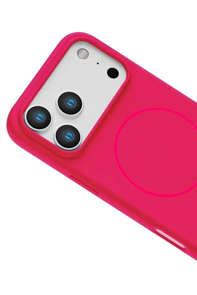 Apple iPhone 17 Pro Jully Magsafe Kapak - Pembe - Resim 4