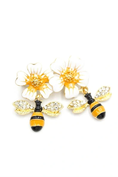 LitaeTrend Arı Broş - Sarı ürün görseli 1