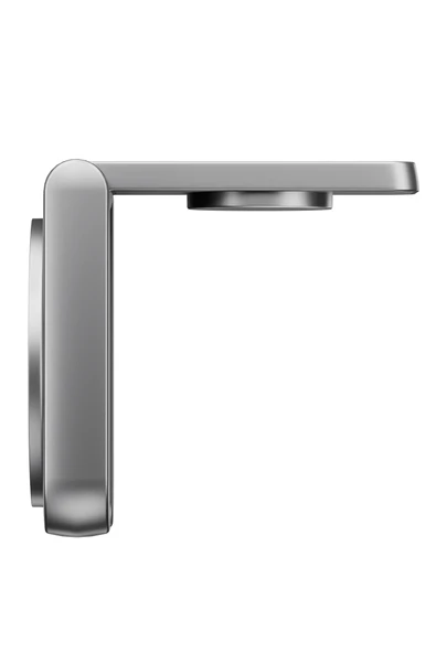 MagDuo 2in1 Katlanabilir 15W Telefon ve 2.5W Saat Masaüstü Hızlı Şarj Standı - Lacivert - Resim 4