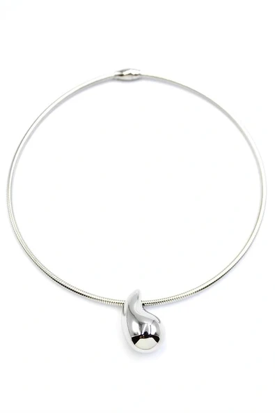 LitaeTrend Damla Kolye - Gümüş ürün görseli 1