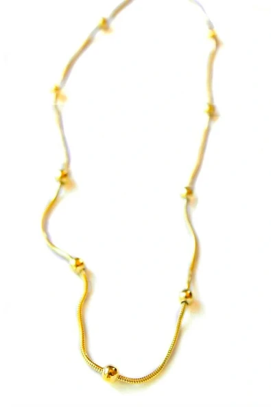 LitaeTrend Top Zincir Kolye - Altın - Resim 2