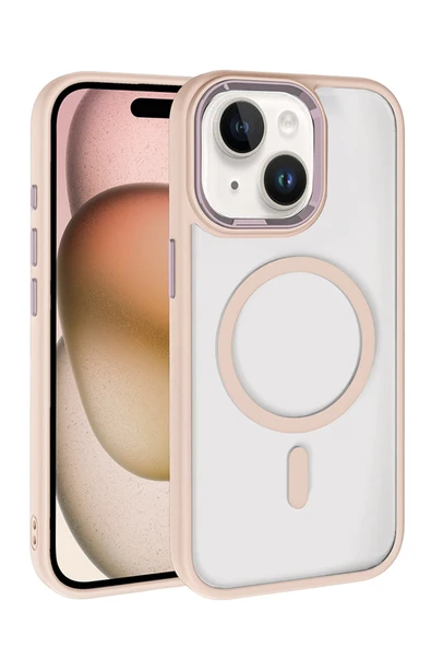 Apple iPhone 14 Terea Magsafe Kapak - Pembe ürün görseli 1