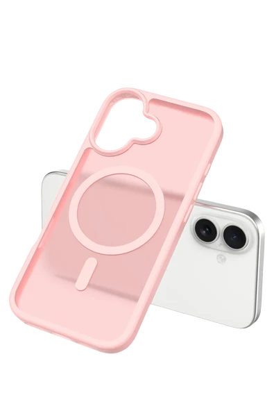 Apple iPhone 17 Jota Magsafe Kapak - Pudra - Resim 2