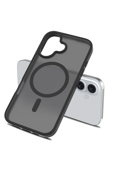 Fuchsia iPhone 16 Plus Jota Magsafe Uyumlu Kapak - Rose - Resim 2