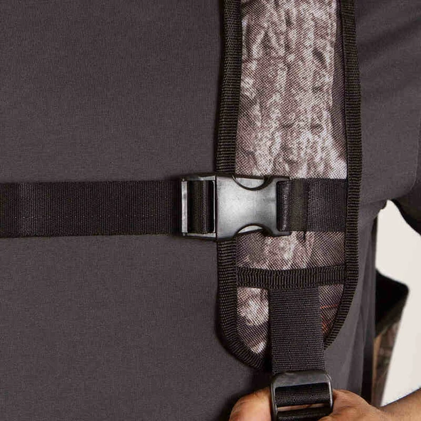 Hunthink VestPack Orman Kamuflaj Çantalı Avcı Yeleği - Resim 3