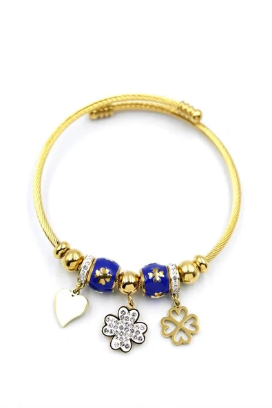 LitaeTrend Yonca Charm Bilezik - Altın ürün görseli 1