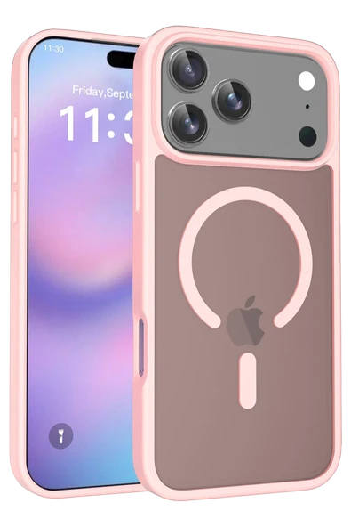 Apple iPhone 17 Pro Jota Magsafe Kapak - Pudra ürün görseli 1