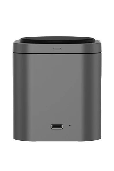 MagCube 3in1 Katlanabilir 15W Telefon Saat Airpods Masaüstü Hızlı Şarj Standı - Koyu Gri - Resim 7