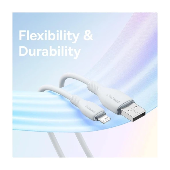 Ultra Hızlı 1.2mt 2.4A Iphone Şarj Kablosu Iphone 11 12 13 14 Pro Max Şarj Kablo, Akım ve Isı Korumalı - Resim 5