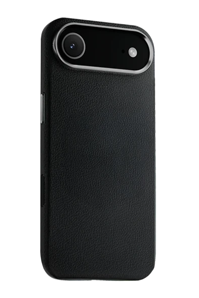 iPhone 17 Air Wonder Deri Magsafe Kapak - Siyah ürün görseli 1