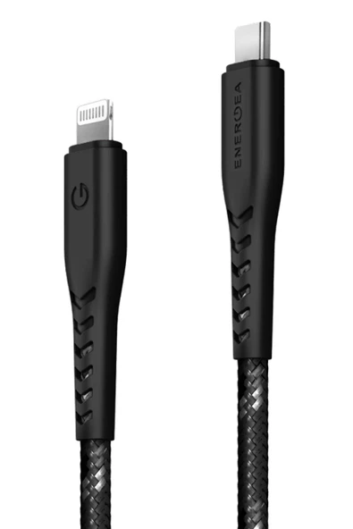 C94 NyloFlex 1.5M 100W Type-C to Lightning PD Hızlı Şarj Kablo - Siyah - Resim 2