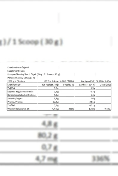 Conlast Whey Protein Cookie 2000g - Resim 2