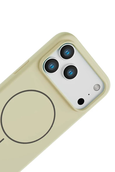 Apple iPhone 17 Pro Jully Magsafe Kapak - Bej - Resim 4