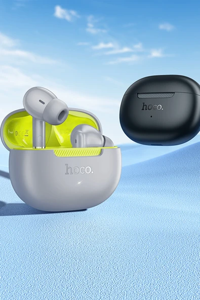 Hoco. EQ24 Estrella Aktif Gürültü Engelleyici Özellikli Bluetooth 5.4 Kablosuz TWS Airpods Kulaklık - Gri - Resim 4